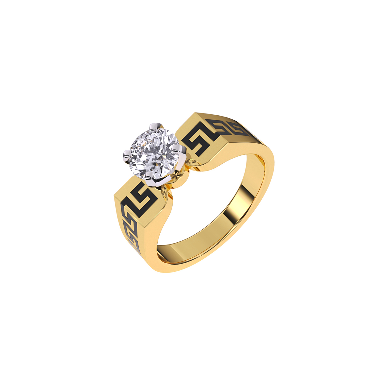 Gorgeous Solitaire Diamond Ring For Men